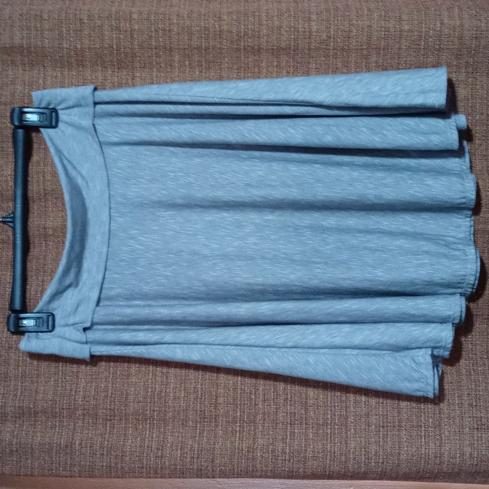 Max Studio Flowy Skirt Grey